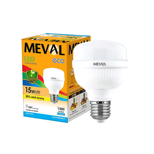 Lampu Putih LED Meval Kapsul Eco EK1 15A 15 Watt  di Oscar Living dengan harga termurah