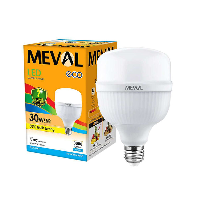 Lampu Putih LED Meval Kapsul Eco EK1 30A 30 Watt di Oscar Living dengan harga termurah