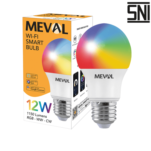 LAMPU LED Lampu Wi - Fi Smart Bohlam Meval AF9 12M 12 Watt MEVAL OSCARLIVING