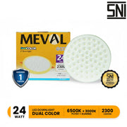 LAMPU TANAM Lampu Tanam Meval Downlight LED Dual Color ECO ED1 24B 24W MEVAL OSCARLIVING