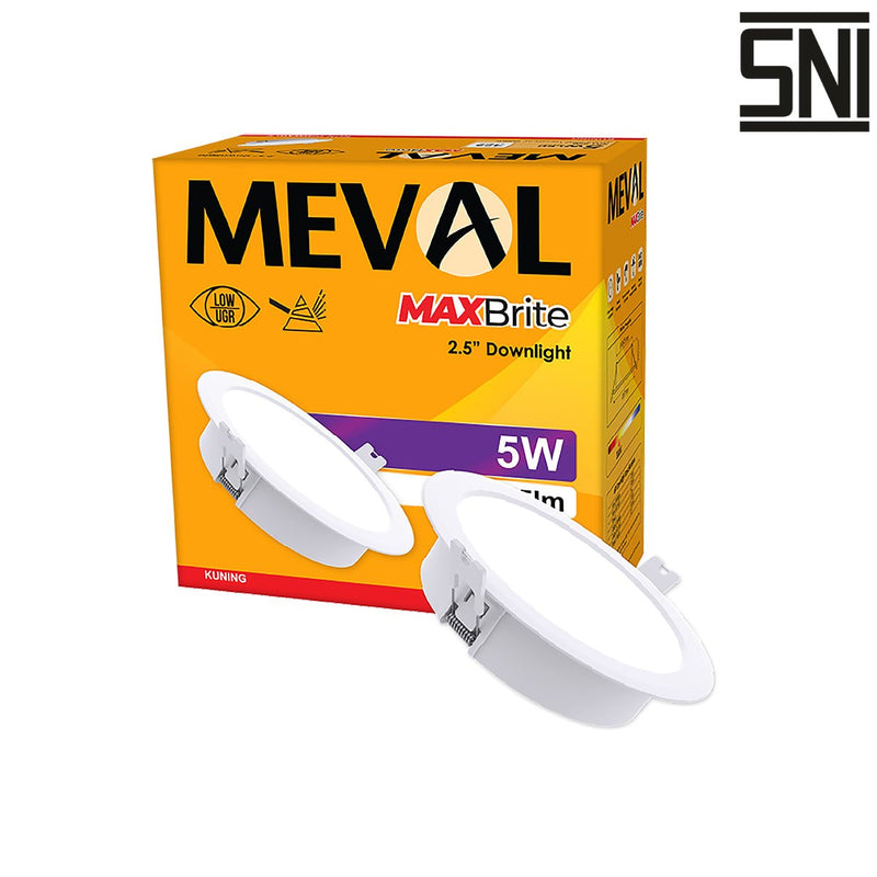 LAMPU TANAM Lampu Tanam Meval LED Downlight Maxbrite XR1 05B 5W MEVAL OSCARLIVING