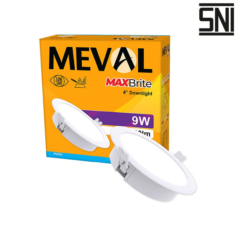 LAMPU TANAM Lampu Tanam Meval LED Downlight Maxbrite XR1 09A 9W MEVAL OSCARLIVING