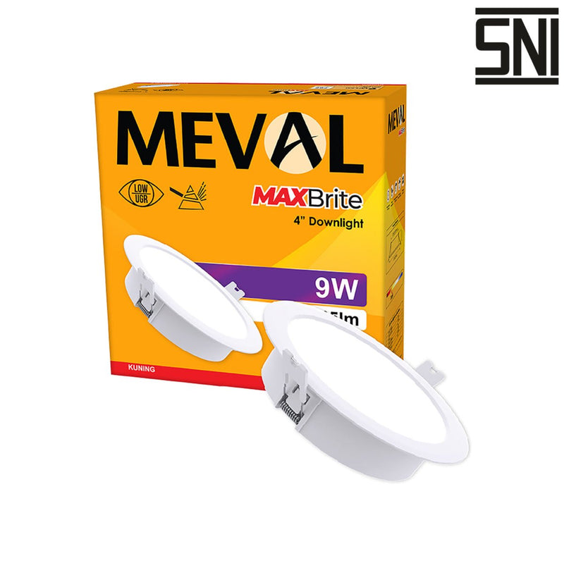 LAMPU TANAM Lampu Tanam Meval LED Downlight Maxbrite XR1 09B 9W MEVAL OSCARLIVING