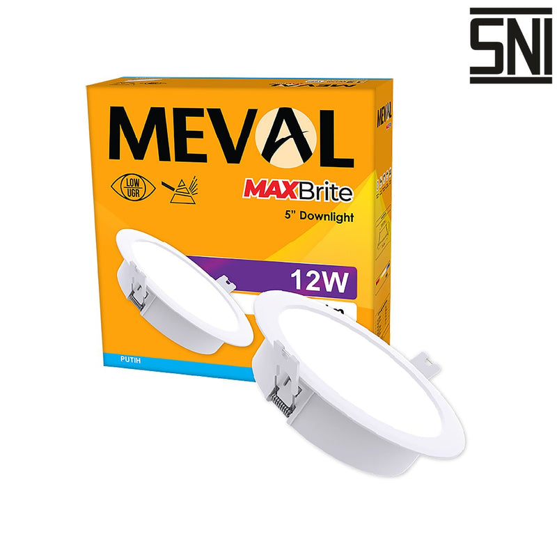 LAMPU TANAM Lampu Tanam Meval LED Downlight Maxbrite XR1 12A 12W MEVAL OSCARLIVING