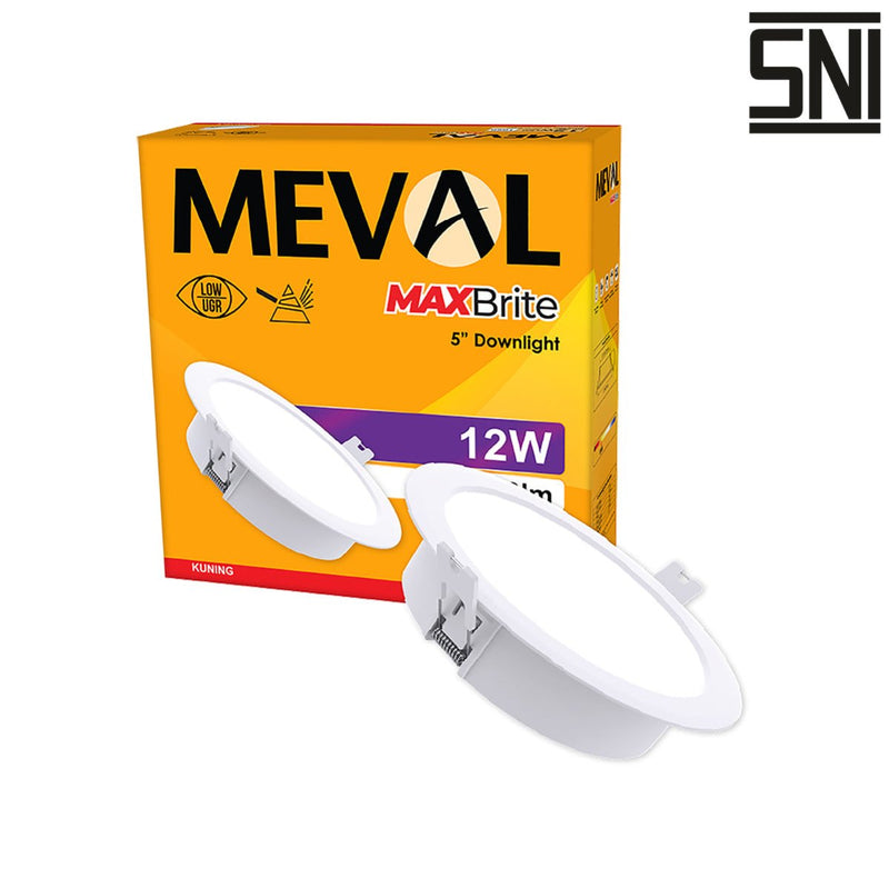 LAMPU TANAM Lampu Tanam Meval LED Downlight Maxbrite XR1 12B 12W MEVAL OSCARLIVING