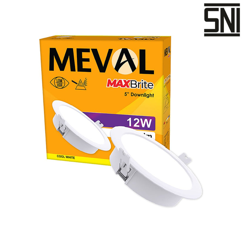 LAMPU TANAM Lampu Tanam Meval LED Downlight Maxbrite XR1 12D 12W MEVAL OSCARLIVING