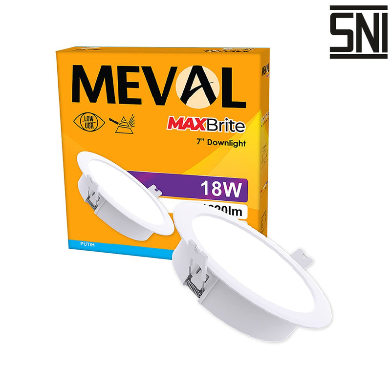 LAMPU TANAM Lampu Tanam Meval LED Downlight Maxbrite XR1 18A 18W MEVAL OSCARLIVING
