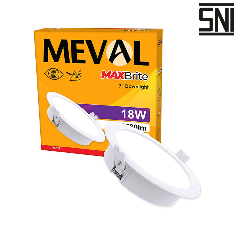 LAMPU TANAM Lampu Tanam Meval LED Downlight Maxbrite XR1 18B 18W MEVAL OSCARLIVING
