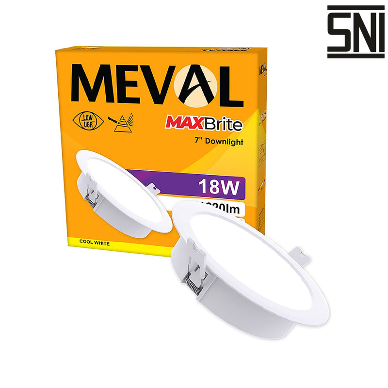 LAMPU TANAM Lampu Tanam Meval LED Downlight Maxbrite XR1 18D 18W MEVAL OSCARLIVING