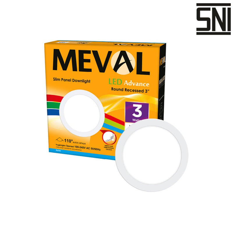 LAMPU TANAM Lampu Tanam Meval LED Downlight Recessed Inbow AR1 03A 3W MEVAL OSCARLIVING