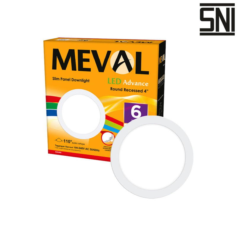 LAMPU TANAM Lampu Tanam Meval LED Downlight Recessed Inbow AR1 06B 6W MEVAL OSCARLIVING