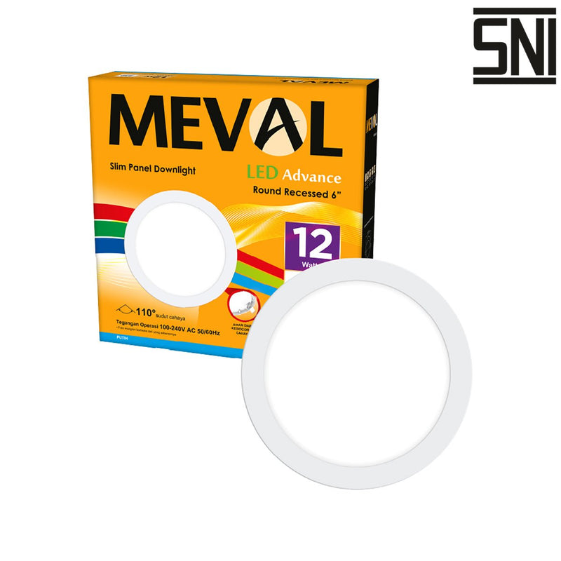 LAMPU TANAM Lampu Tanam Meval LED Downlight Recessed Inbow AR1 12A 12W MEVAL OSCARLIVING