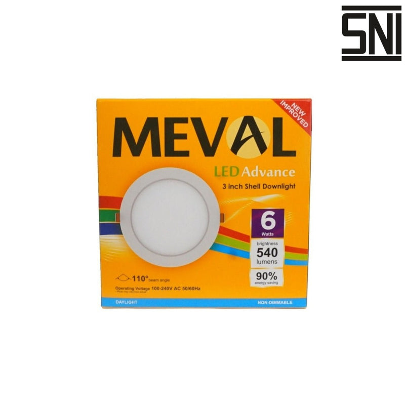 LAMPU TANAM Lampu Tanam Meval LED Shell Downlight AR3 06A 6W MEVAL OSCARLIVING
