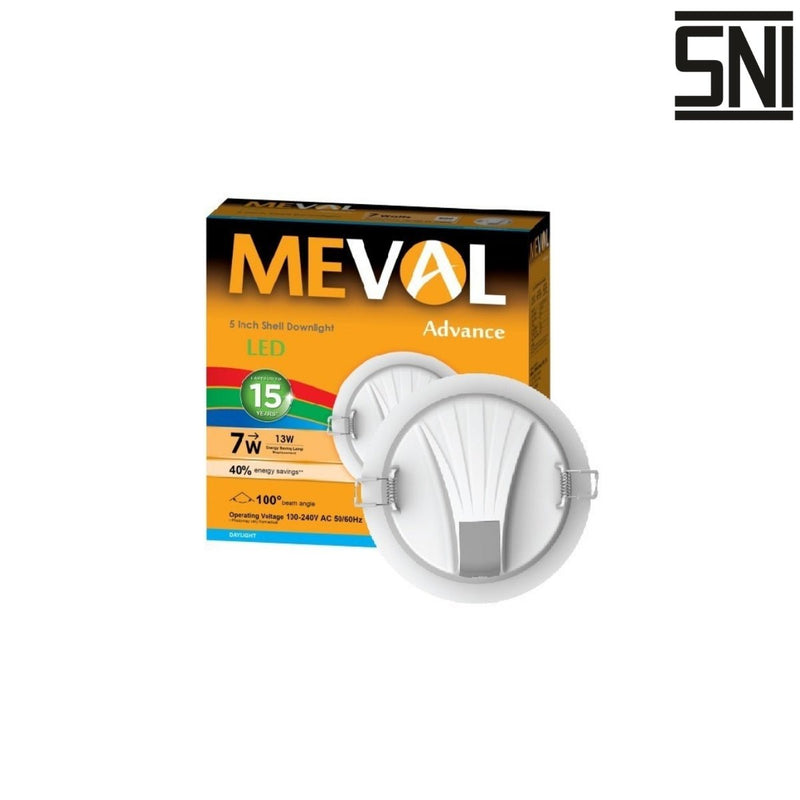 LAMPU TANAM Lampu Tanam Meval LED Shell Downlight AR3 07A 7W MEVAL OSCARLIVING