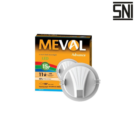 LAMPU TANAM Lampu Tanam Meval LED Shell Downlight AR3 11A 11W MEVAL OSCARLIVING
