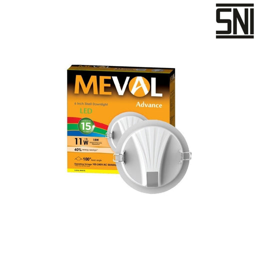 LAMPU TANAM Lampu Tanam Meval LED Shell Downlight AR3 11D 11W MEVAL OSCARLIVING