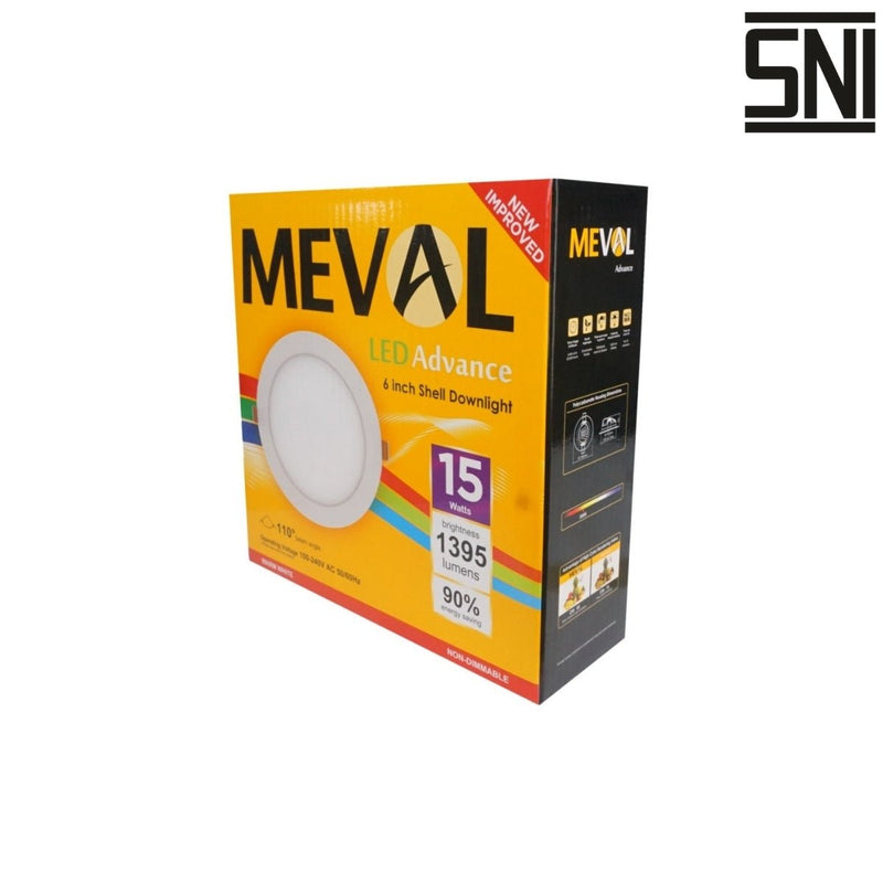 LAMPU TANAM Lampu Tanam Meval LED Shell Downlight AR3 15D 15W MEVAL OSCARLIVING