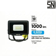 LAMPU TEMBAK Lampu Tembak Meval LED Flood Light Advance AFL 1DA 10W MEVAL OSCARLIVING
