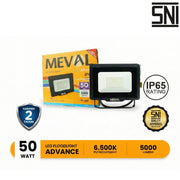 LAMPU TEMBAK Lampu Tembak Meval LED Flood Light Advance AFL 5DA 50W MEVAL OSCARLIVING
