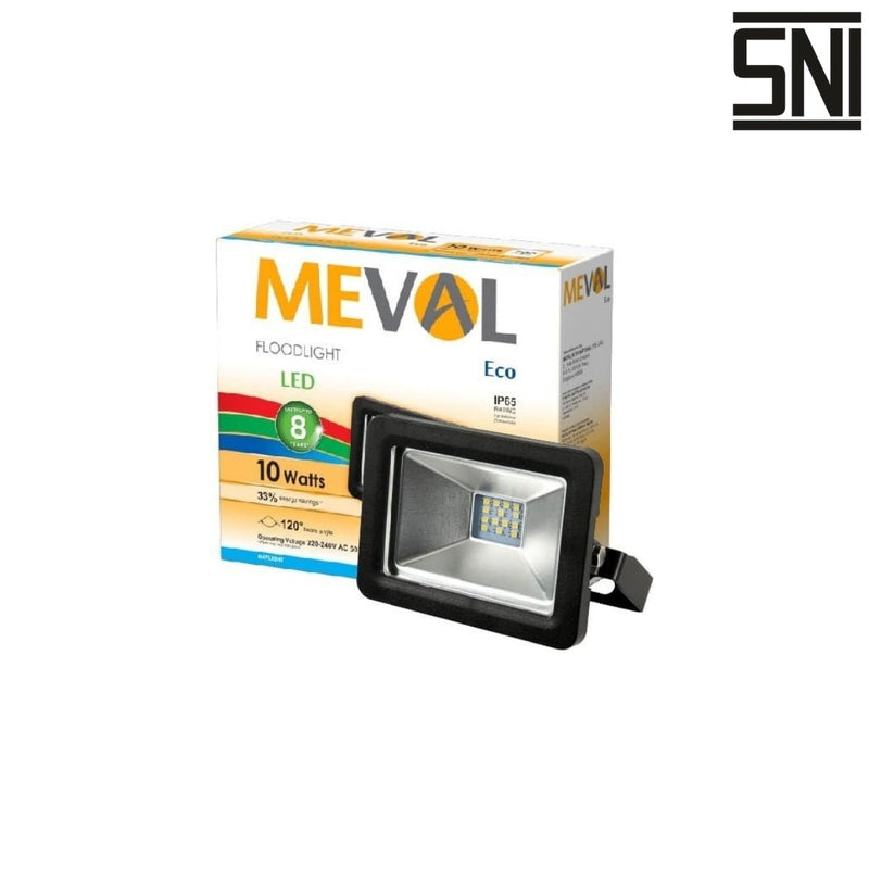 LAMPU TEMBAK Lampu Tembak Meval LED Flood Light Eco AI1 1DA 10W MEVAL OSCARLIVING