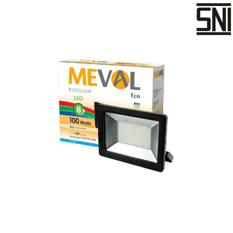LAMPU TEMBAK Lampu Tembak Meval LED Flood Light Eco AI1 1HA 100W MEVAL OSCARLIVING