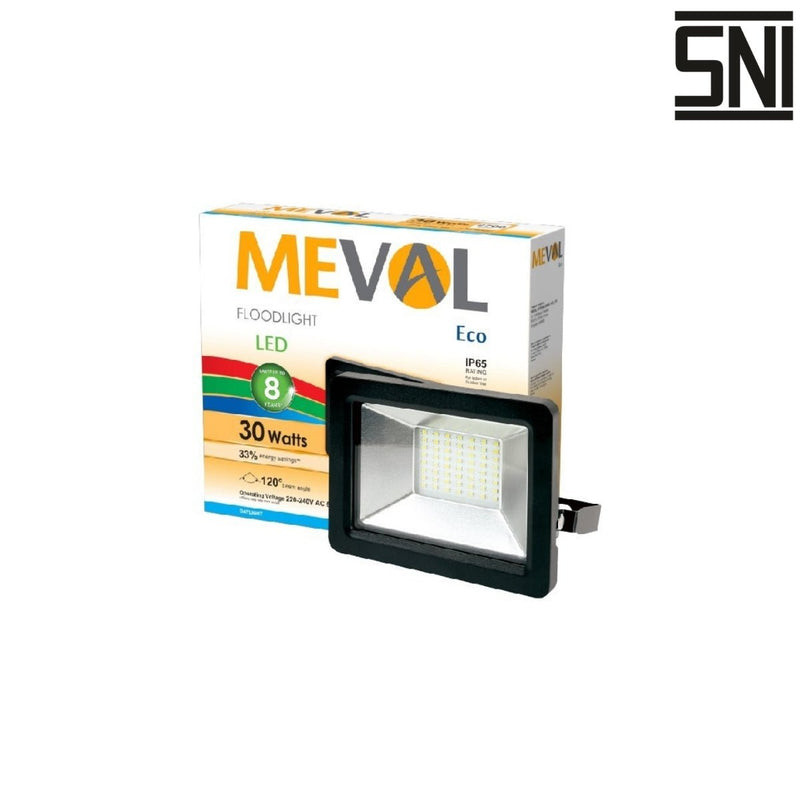 LAMPU TEMBAK Lampu Tembak Meval LED Flood Light Eco AI1 3DA 30W MEVAL OSCARLIVING
