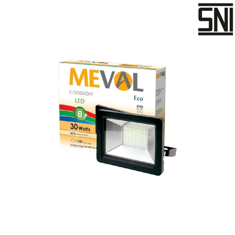 LAMPU TEMBAK Lampu Tembak Meval LED Flood Light Eco AI1 3DB 30W MEVAL OSCARLIVING