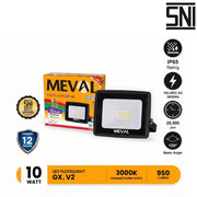 LAMPU TEMBAK Lampu Tembak Meval LED Flood Light Eco GX EIX 1DB 10W MEVAL OSCARLIVING