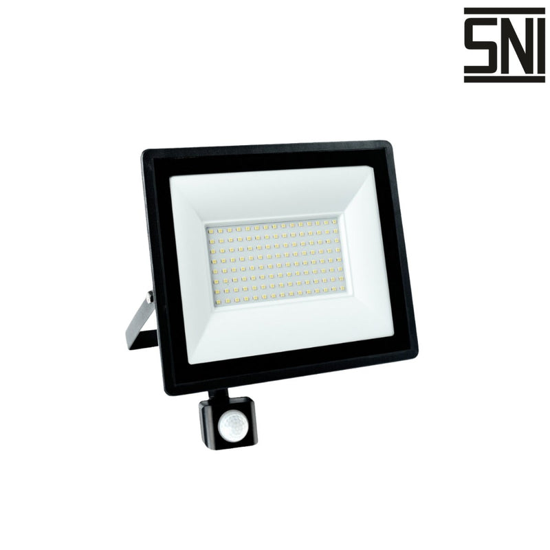 LAMPU TEMBAK Lampu Tembak Meval LED Floodlight Motion Sensor AFS - 1HA 100W MEVAL OSCARLIVING