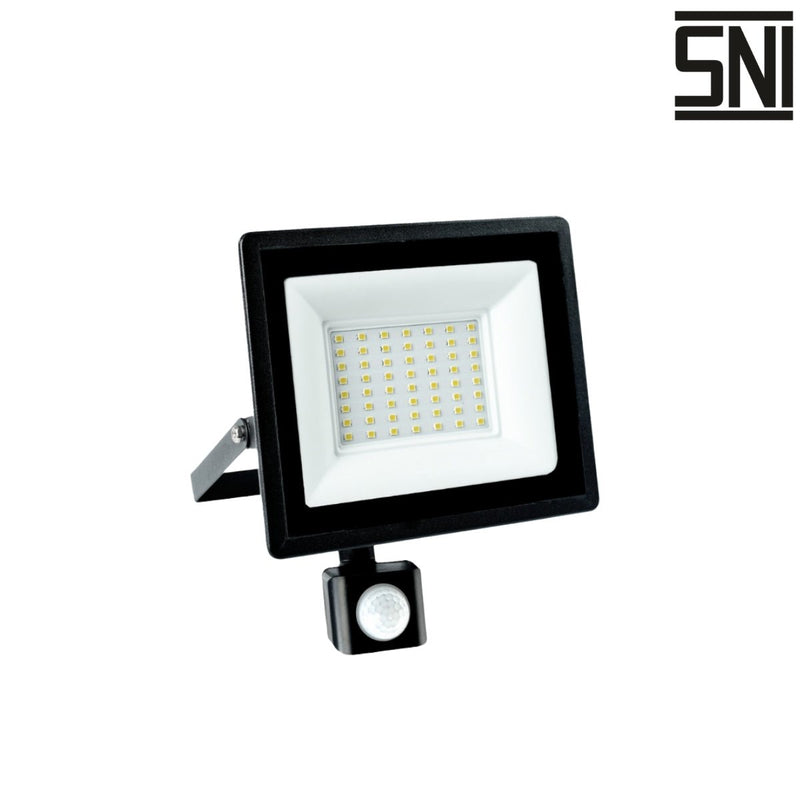 LAMPU TEMBAK Lampu Tembak Meval LED Floodlight Motion Sensor AFS - 5DA 50W MEVAL OSCARLIVING