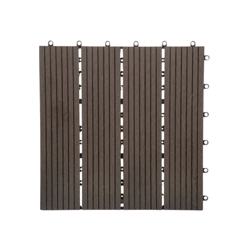 LANTAI OUTDOOR Lantai Outdoor Kayu Asri Decking Tile DIY 1 KAYU ASRI OSCARLIVING