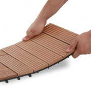 LANTAI OUTDOOR Lantai Outdoor Kayu Asri Decking Tile DIY 1 KAYU ASRI OSCARLIVING