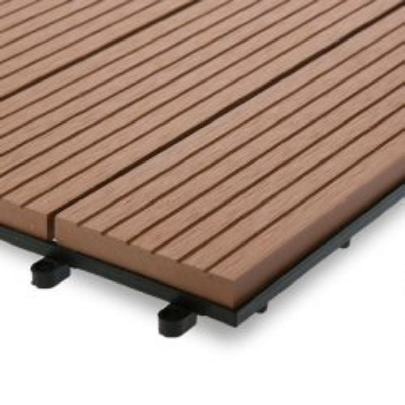 LANTAI OUTDOOR Lantai Outdoor Kayu Asri Decking Tile DIY 1 KAYU ASRI OSCARLIVING