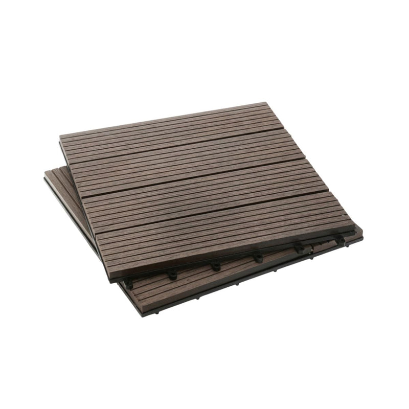 LANTAI OUTDOOR Lantai Outdoor Kayu Asri Decking Tile DIY 1 KAYU ASRI OSCARLIVING