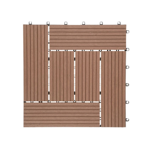LANTAI OUTDOOR Lantai Outdoor Kayu Asri Decking Tile DIY 2 KAYU ASRI OSCARLIVING