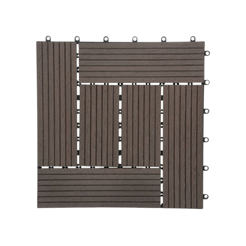 LANTAI OUTDOOR Lantai Outdoor Kayu Asri Decking Tile DIY 2 KAYU ASRI OSCARLIVING