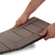LANTAI OUTDOOR Lantai Outdoor Kayu Asri Decking Tile DIY 2 KAYU ASRI OSCARLIVING