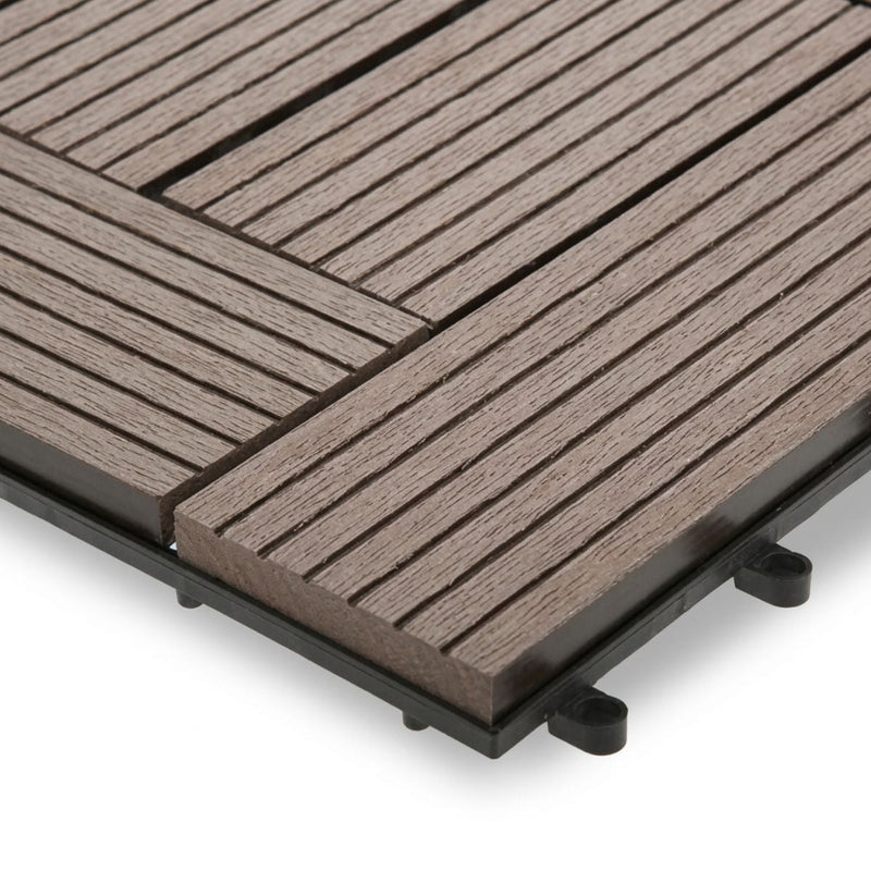 LANTAI OUTDOOR Lantai Outdoor Kayu Asri Decking Tile DIY 2 KAYU ASRI OSCARLIVING