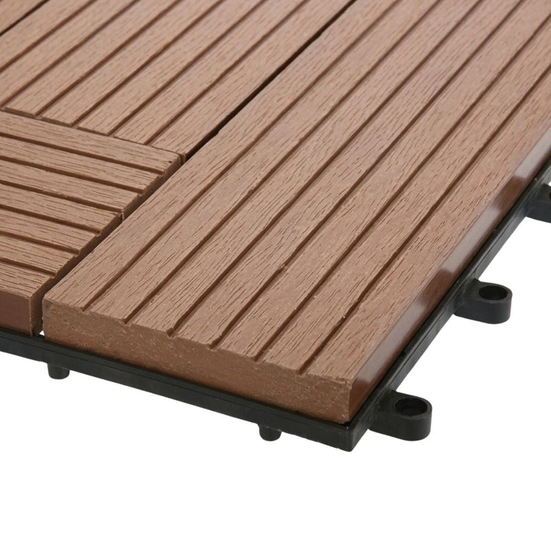 LANTAI OUTDOOR Lantai Outdoor Kayu Asri Decking Tile DIY 2 KAYU ASRI OSCARLIVING