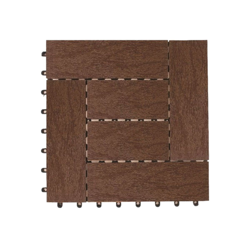 LANTAI OUTDOOR Lantai Outdoor Kayu Asri Decking Tile DIY DL2 KAYU ASRI OSCARLIVING