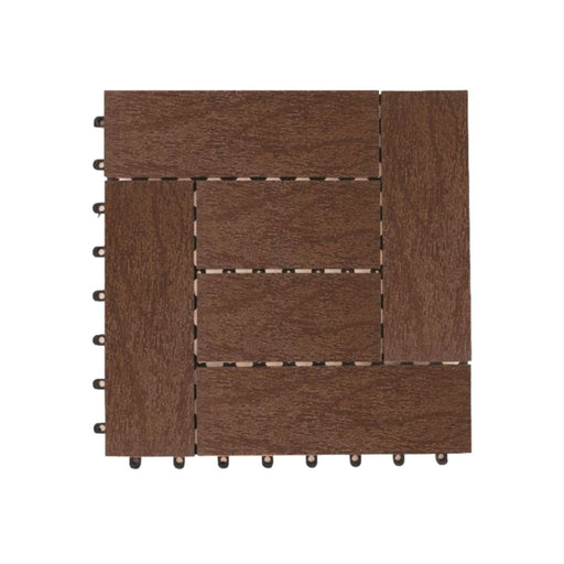 LANTAI OUTDOOR Lantai Outdoor Kayu Asri Decking Tile DIY DL2 KAYU ASRI OSCARLIVING