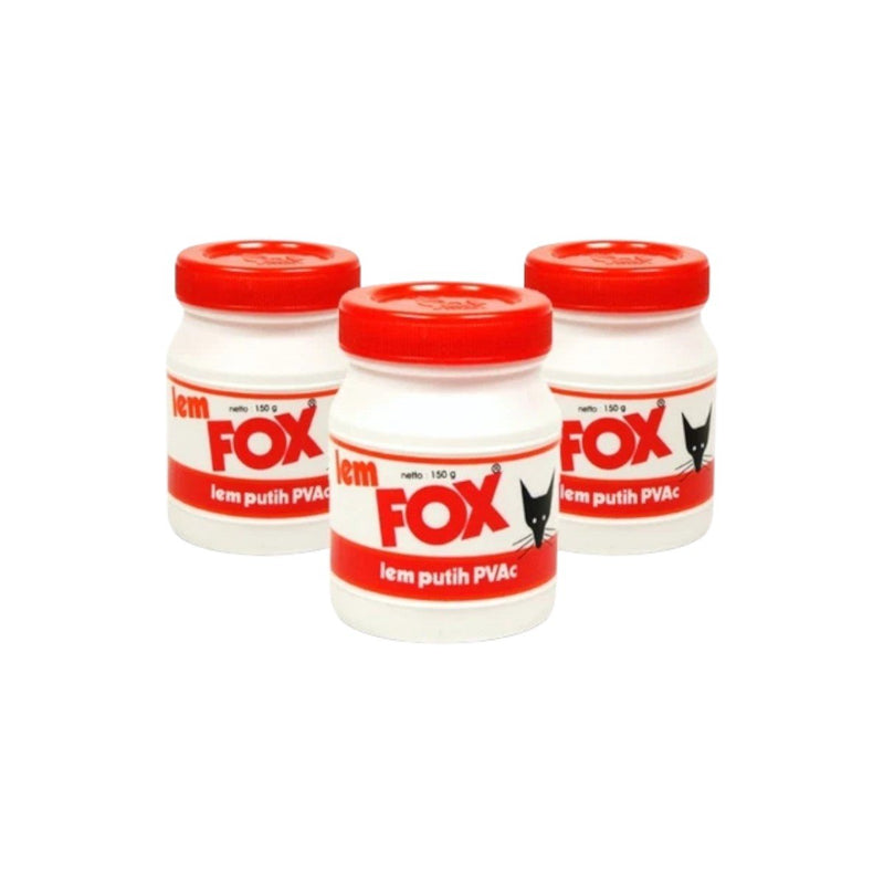 LEM PEREKAT Perekat Lem Putih Lem Fox PVAC 150gr | 1 Pcs LEM FOX OSCARLIVING