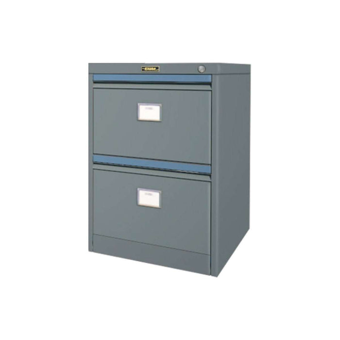 Lemari Arsip & Rak Arsip Dokumen Besi Kantor Elite Metal B42 08DX | Filling Cabinet 2 Laci ELITE METAL OSCARLIVING