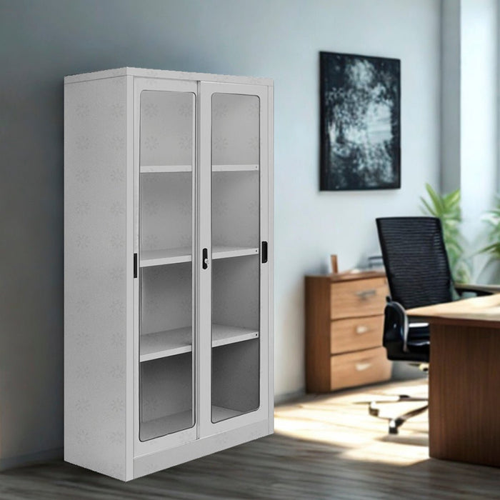 Lemari Arsip & Rak Arsip Lemari Arsip Kaca Alba Metal SDG 206 | File Cabinet ALBA METAL OSCARLIVING