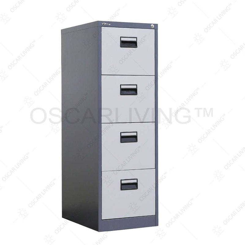 Lemari Arsip & Rak Arsip Lemari Arsip VIP Star VS 304 Lemari Dokumen Besi Filling Cabinet 4 Laci VIP OFFICE OSCARLIVING