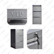 Lemari Arsip & Rak Arsip Lemari Arsip VIP V303 Lemari Dokumen Besi | Filling Cabinet 3 Laci VIP OFFICE OSCARLIVING