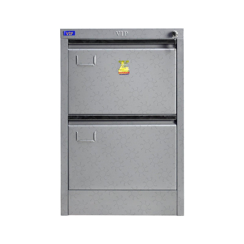Lemari Arsip & Rak Arsip Lemari Arsip VIP V302 Lemari Dokumen Besi | Filling Cabinet 2 Laci VIP OFFICE OSCARLIVING