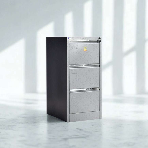 Lemari Arsip & Rak Arsip Lemari Arsip VIP V303 Lemari Dokumen Besi | Filling Cabinet 3 Laci VIP OFFICE OSCARLIVING