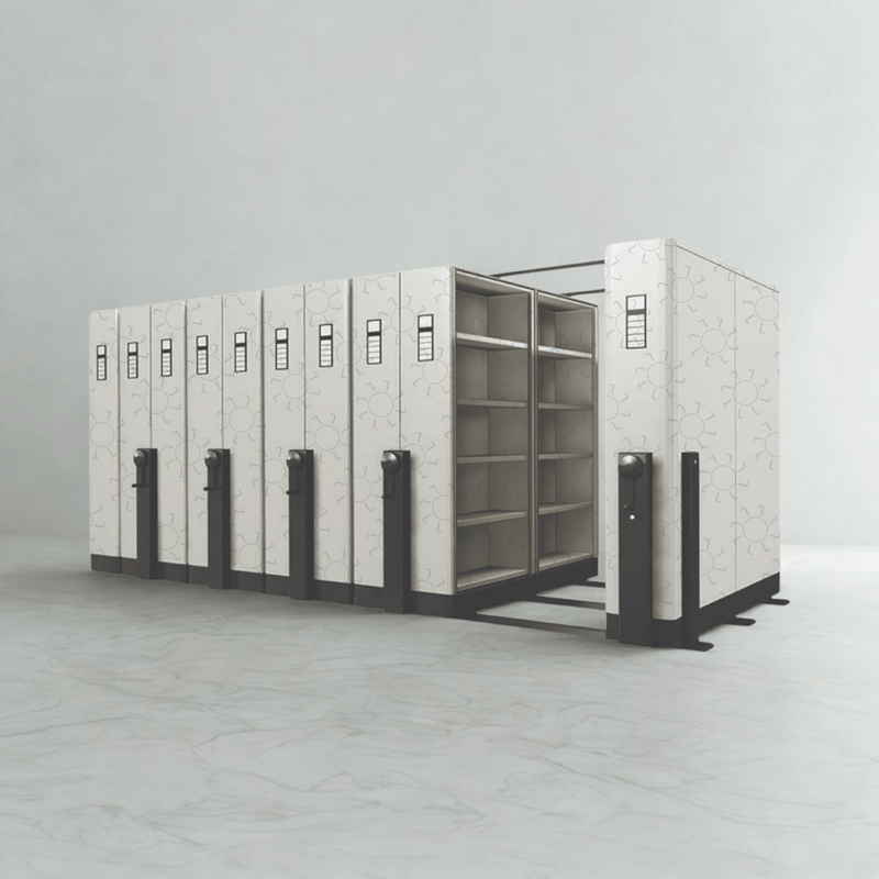 Lemari Arsip & Rak Arsip Lemari Berkas Arsip ALBA MF 204 | Mobile File Mechanic ALBA METAL OSCARLIVING