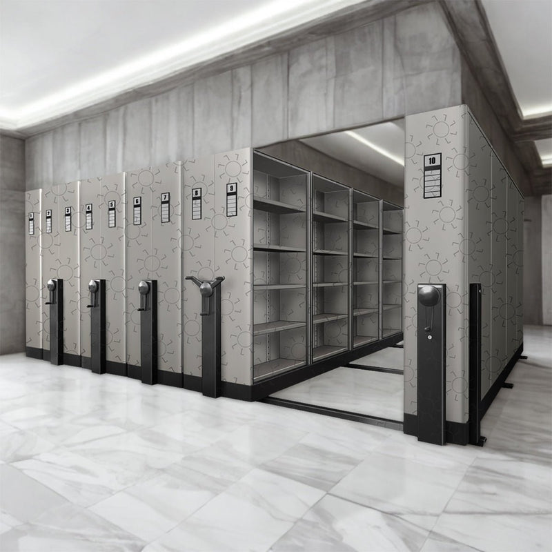 Lemari Arsip & Rak Arsip Lemari Berkas Arsip ALBA MF AUM 404 | Mobile File Mechanic ALBA METAL OSCARLIVING